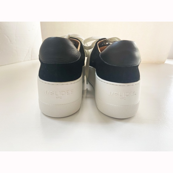 NWOT J Slides MAYA Women's Leather and Suede Platform Sneaker - Picture 4 of 9